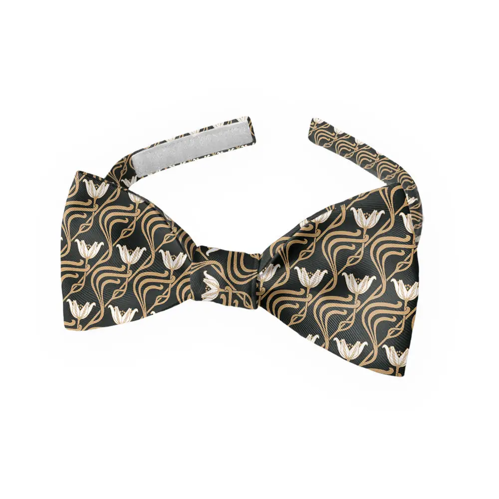 Gatsby Floral Motif Bow Tie