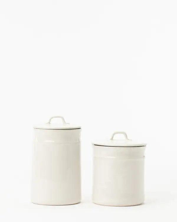 Handled Ceramic Canister