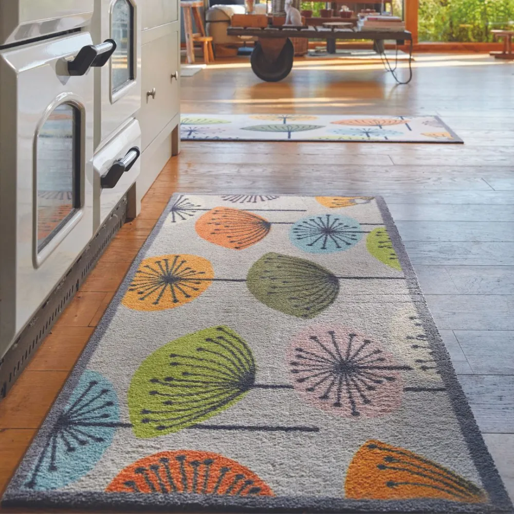 Dandelion Pattern Runner Rug