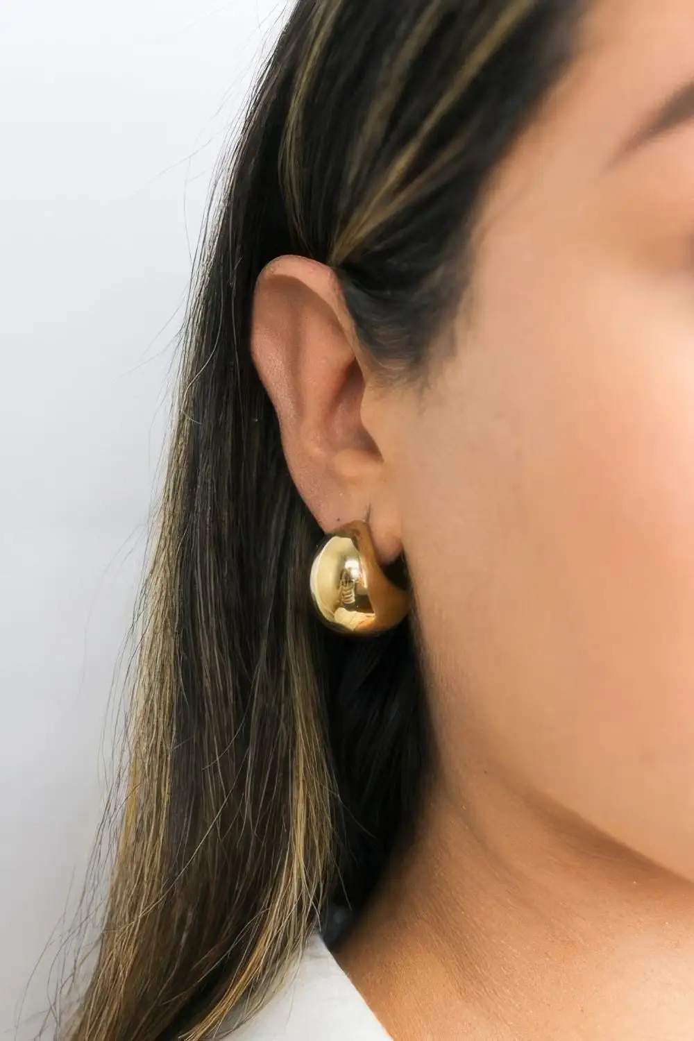 Dainty Crescent Earrings