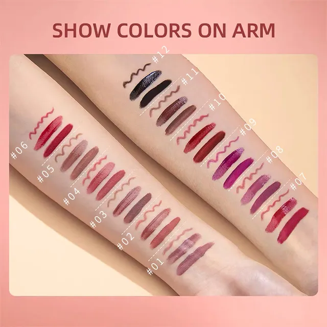 3-in-1 Lip Kit Matte Moisturizing Lip Glaze Lip Liner