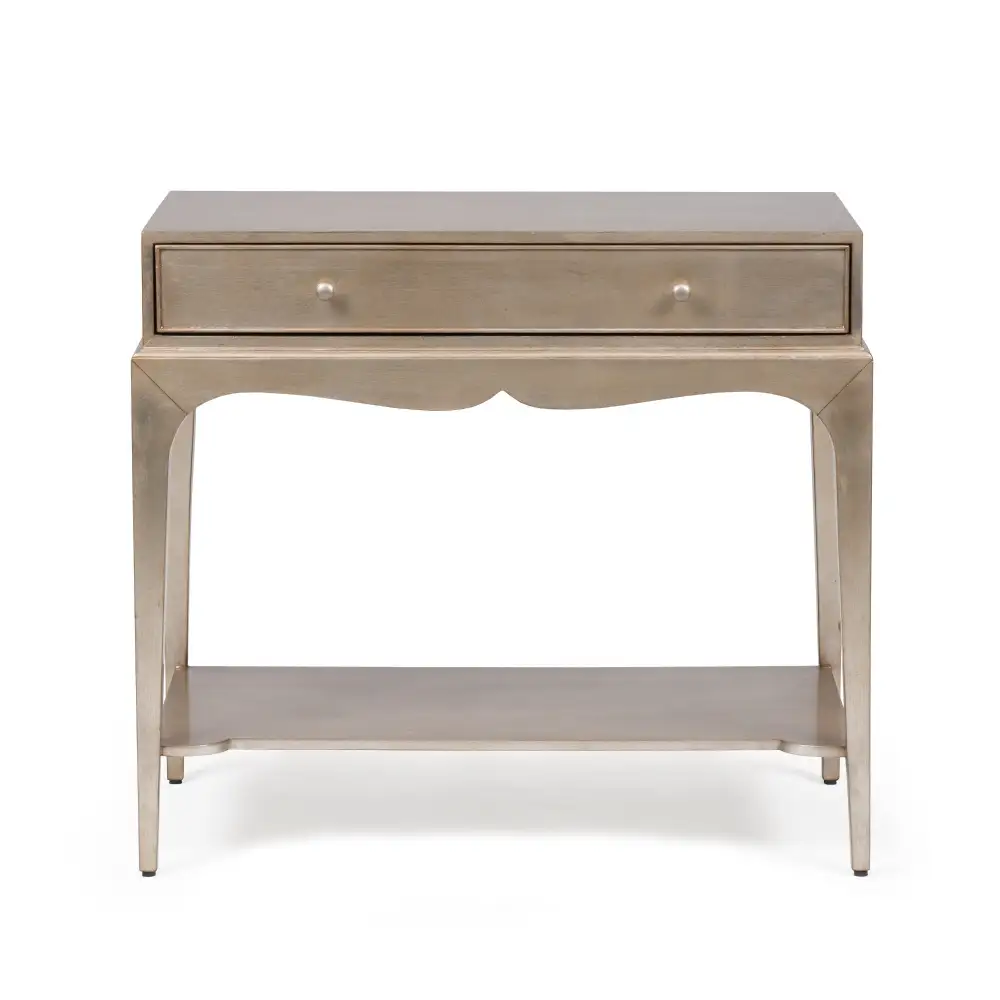 Drawer Curved Side Table