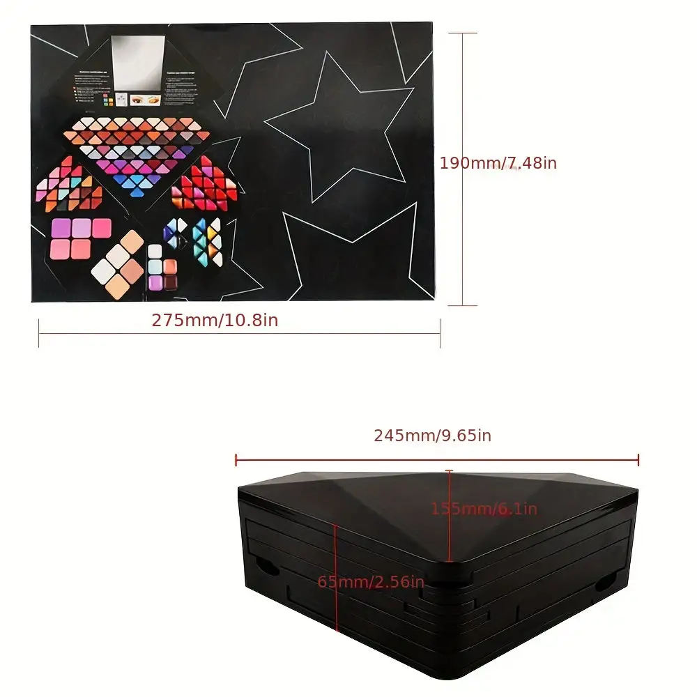 Polished Finish Setting Powder Compact