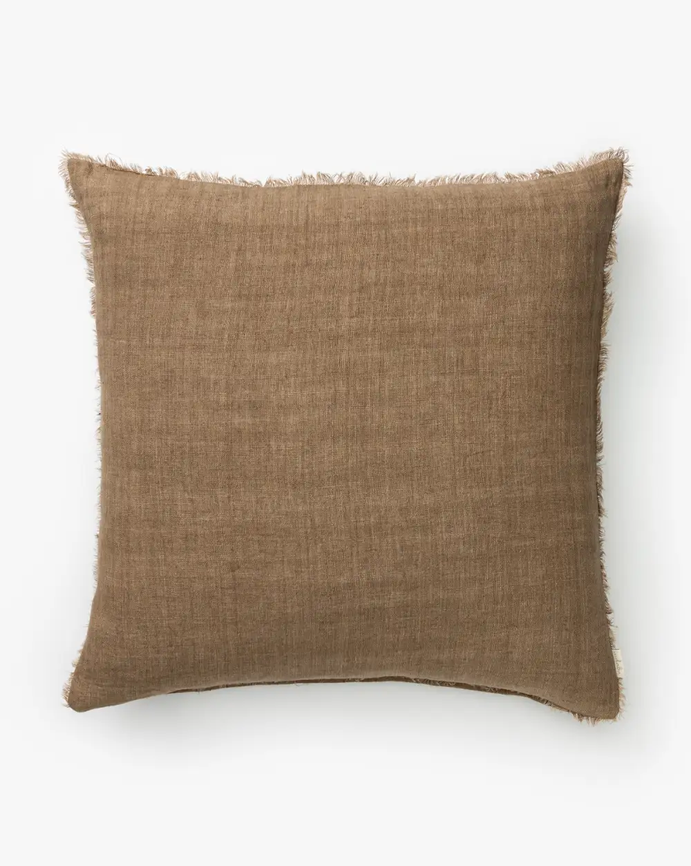 Solid-Textured Linen Decorative Pillow
