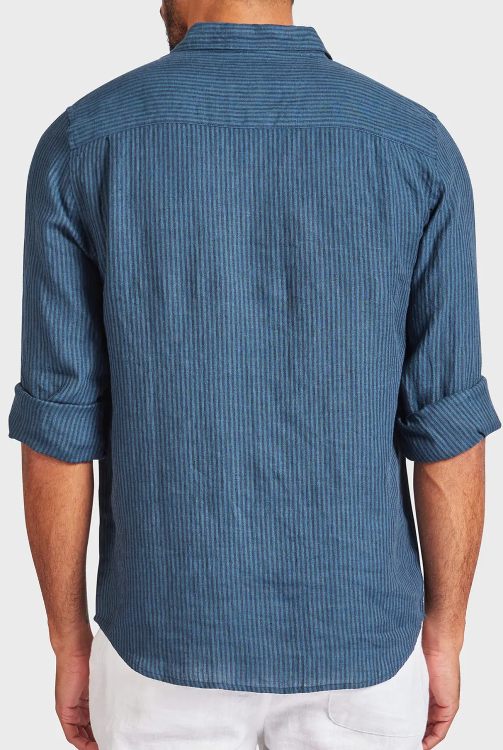 Soft Linen Blend Casual Long Sleeve Shirt