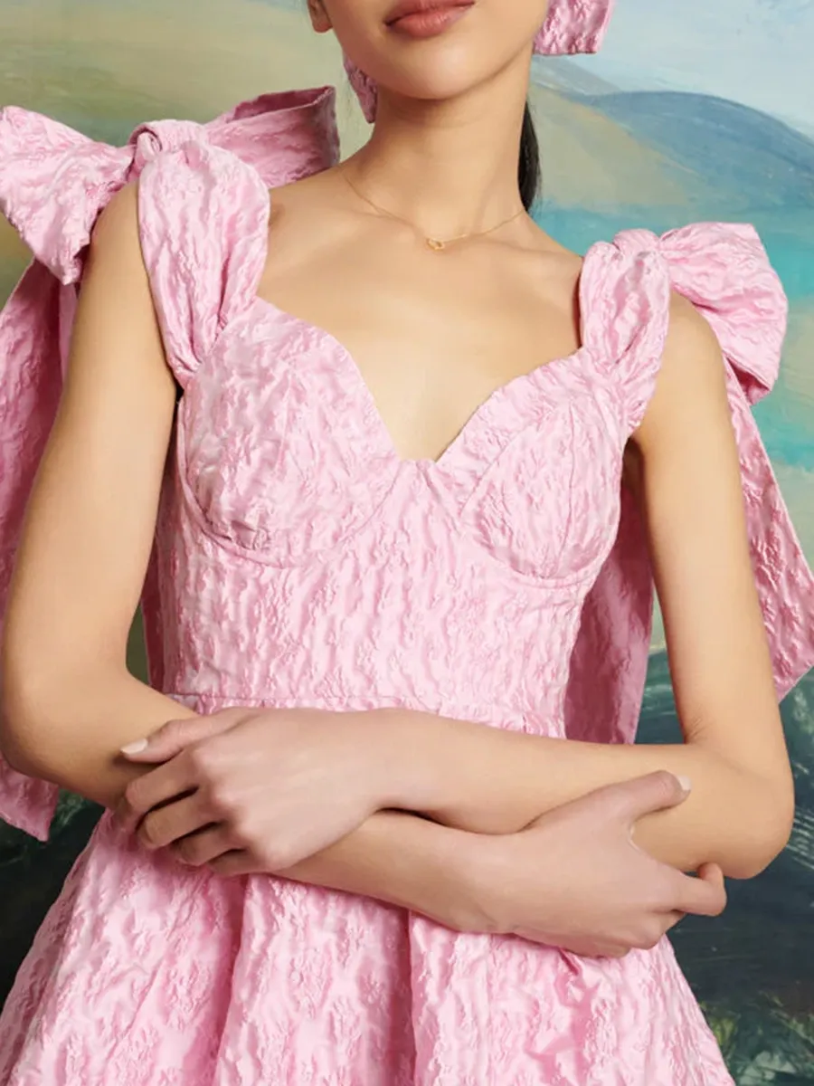 Jacquard Bow Dress