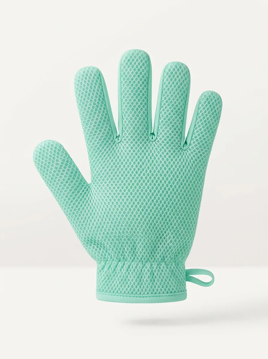 Mesh Textured Bath Exfoliating Glove