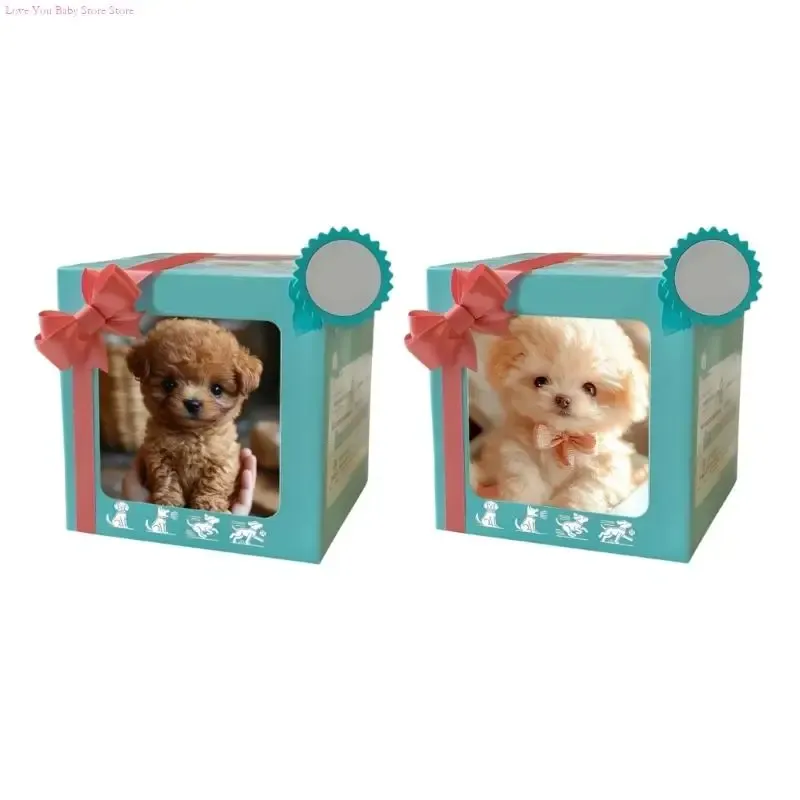 Solid Color Standing Toy Dog