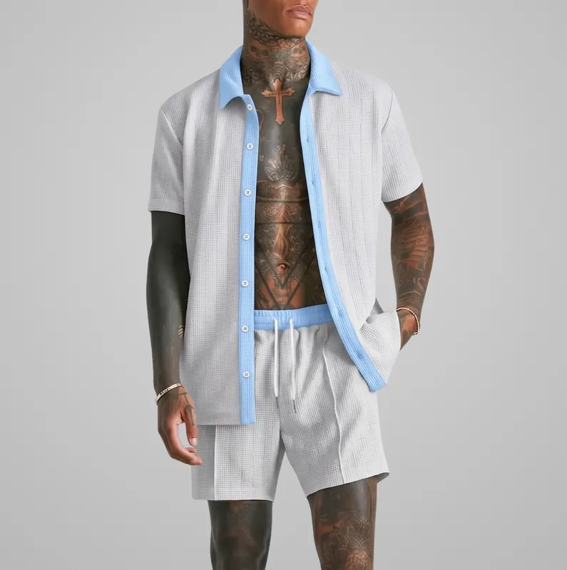 Contrast Trim Two Piece Set
