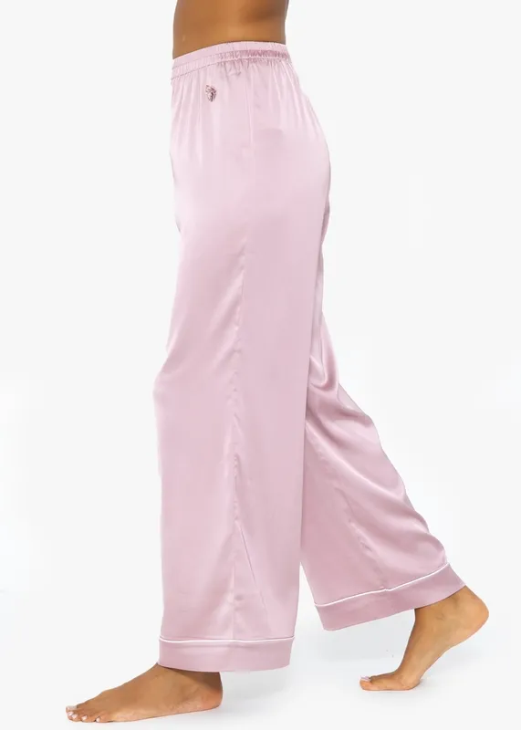 Pink Satin Everyday Pants