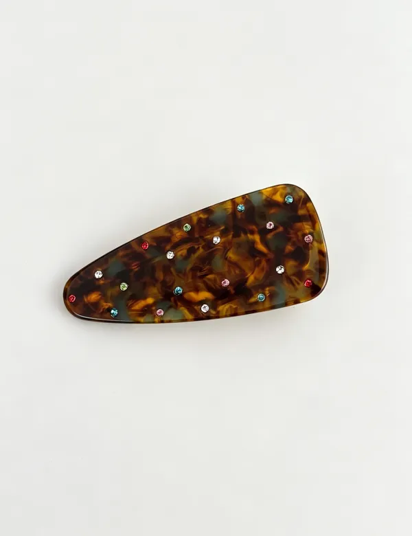 Rhinestone Triangular Hair Clip