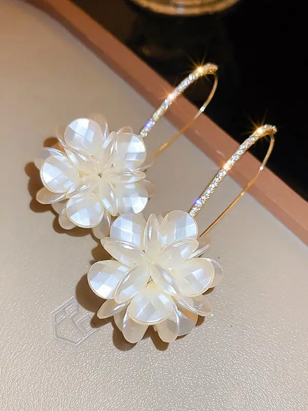 Layered Statement Drop Earrings
