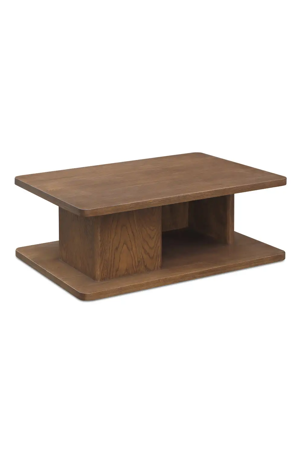 Sculptural Open Storage Coffee Table