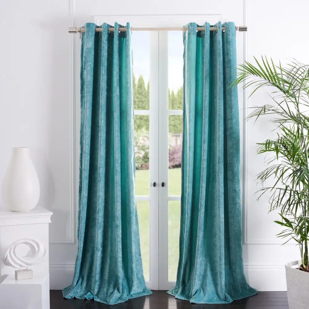 Mottled Eyelet Window Treatment