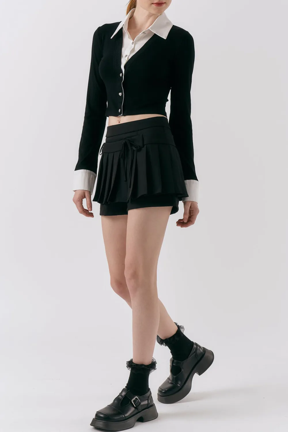 Layered Effect Knitted Top