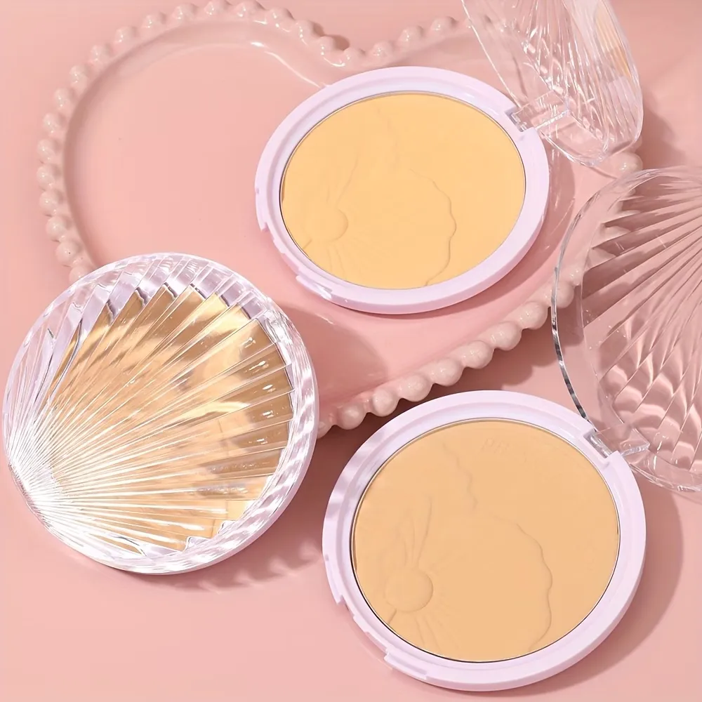 Shell-Shaped Pressed Setting Powder