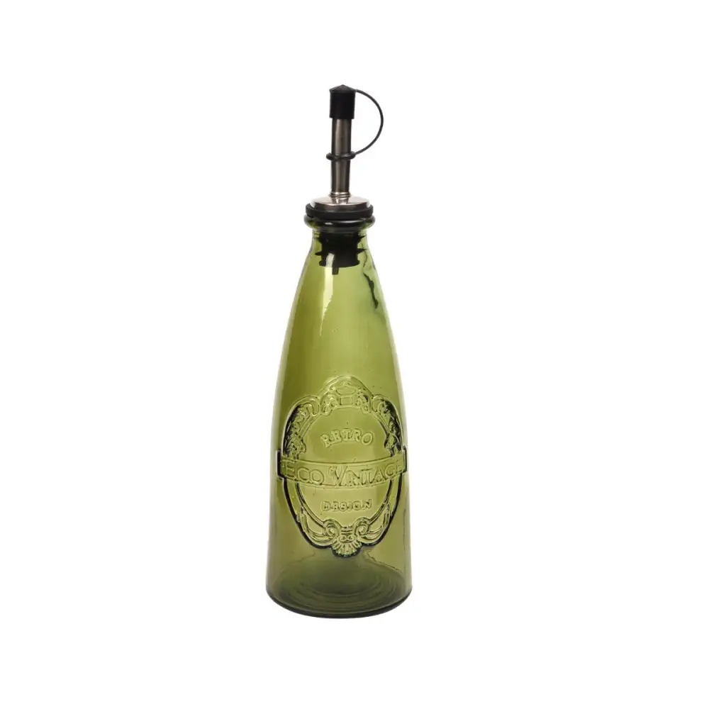 Recycled Glass Oil Drizzler for Casual Entertaining