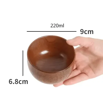 Jujube Wood Serving Bowl Set