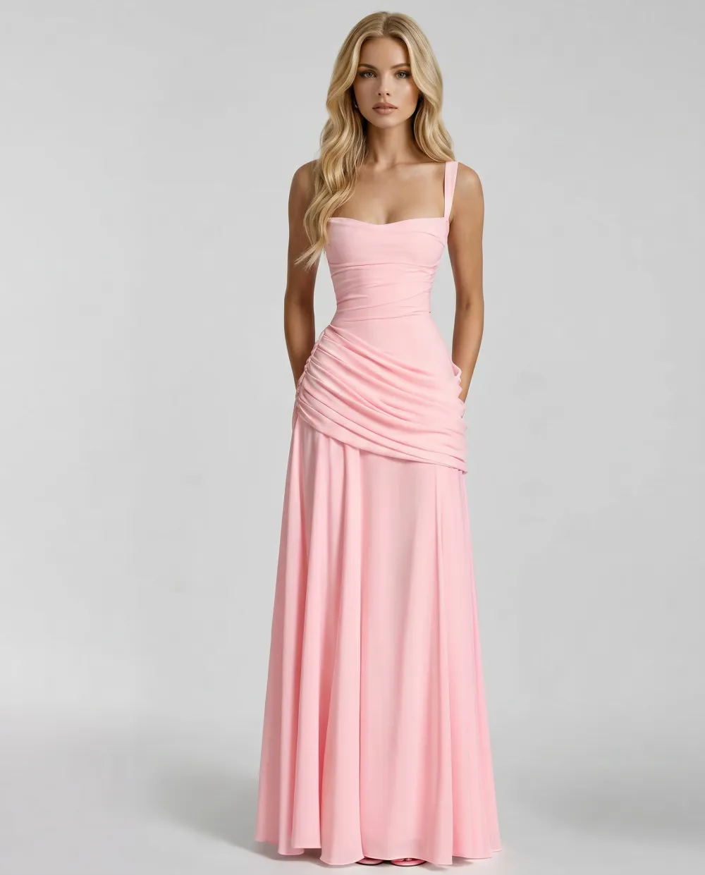Charlotte Ruched Maxi Dress