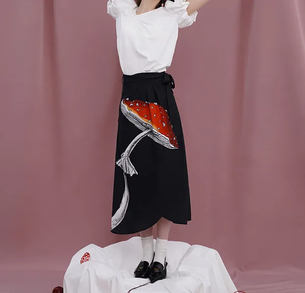Mushroom Motif Skirt