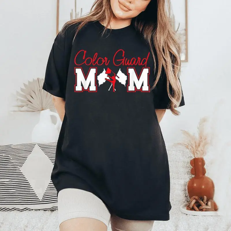 Winter Color Guard Color Guard Mom Women's Oversized Comfort T-Shirt