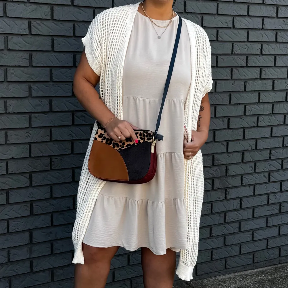 Drop Shoulder Sweater Cardigan