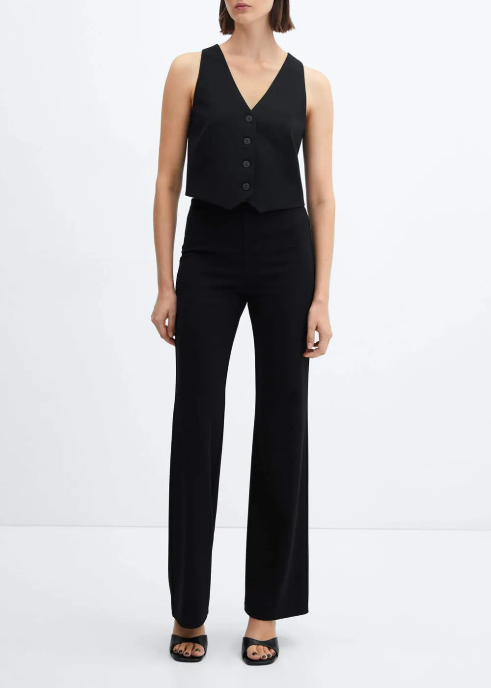 Straight Knitted Pants