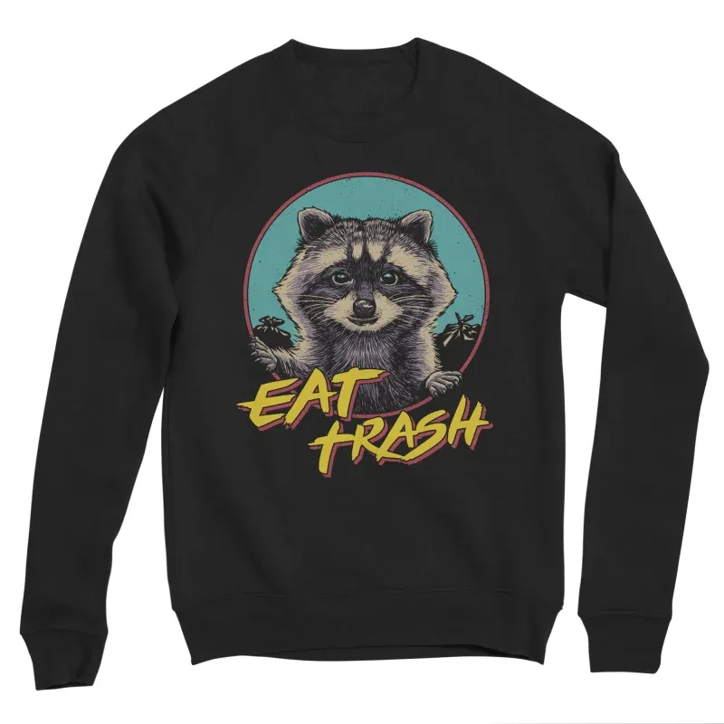 Retro Raccoon Graphic Sweatshirt