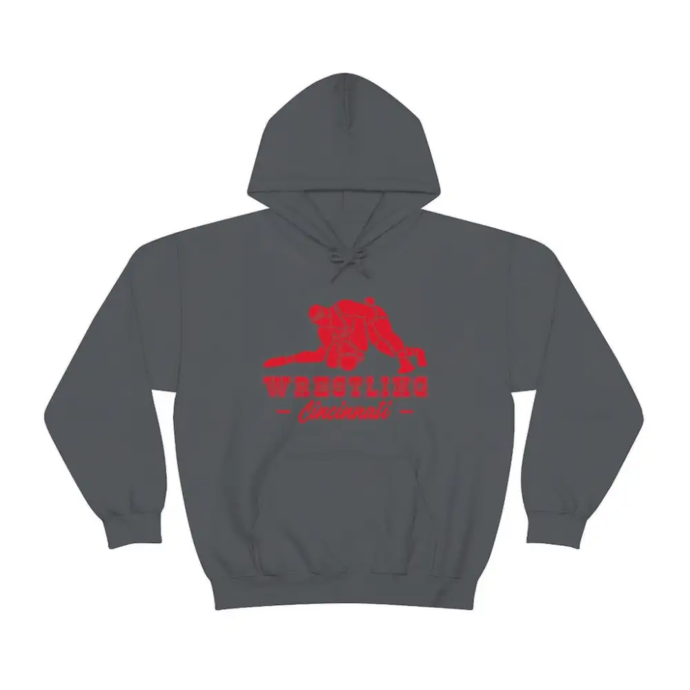 Everyday Practice Day Wrestling Graphic Pullover Hoodie