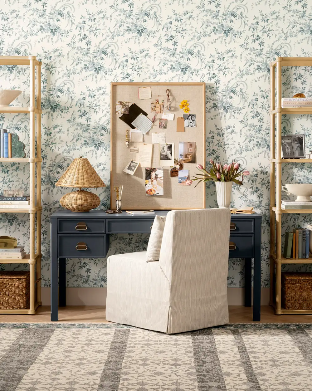 Storage Walnut Wood Desk