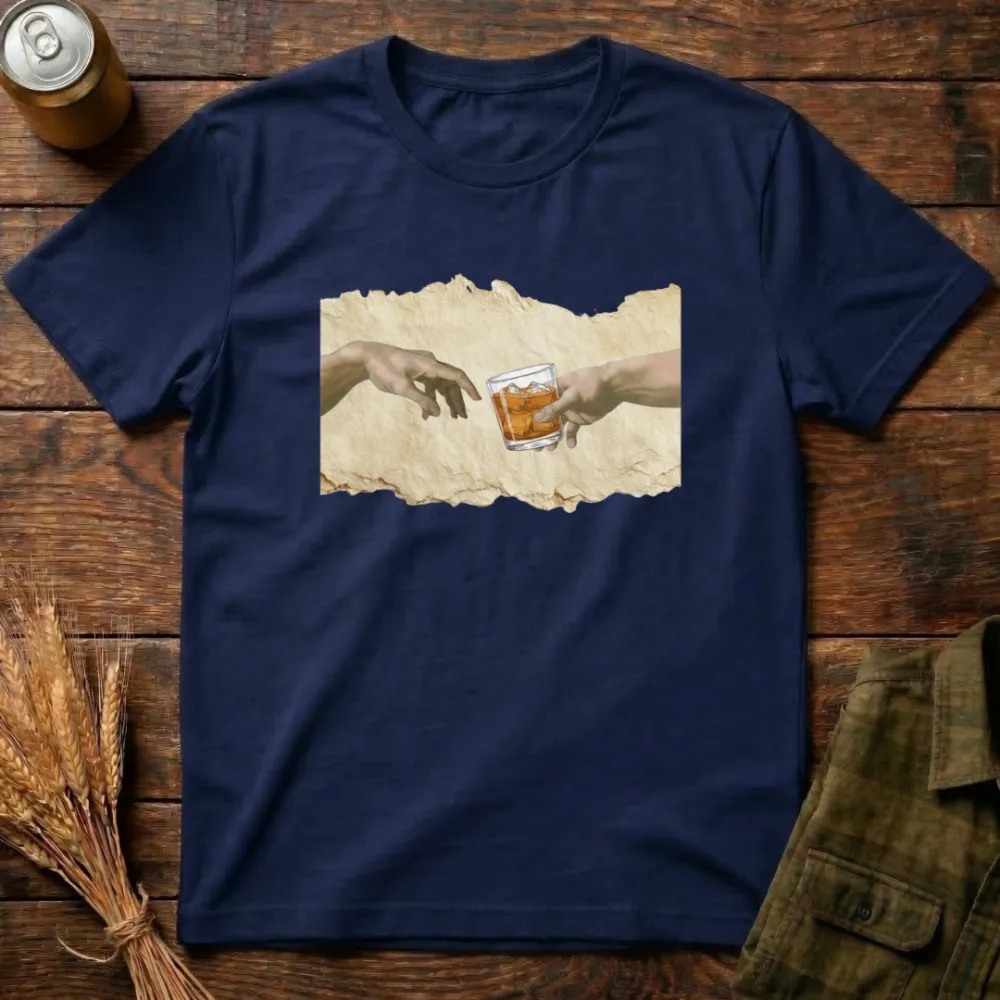 The Last Pour Graphic Cotton T-Shirt