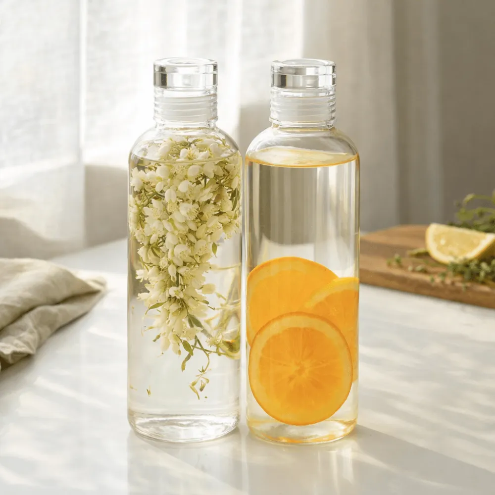 Minimal Glass Drinking Bottle
