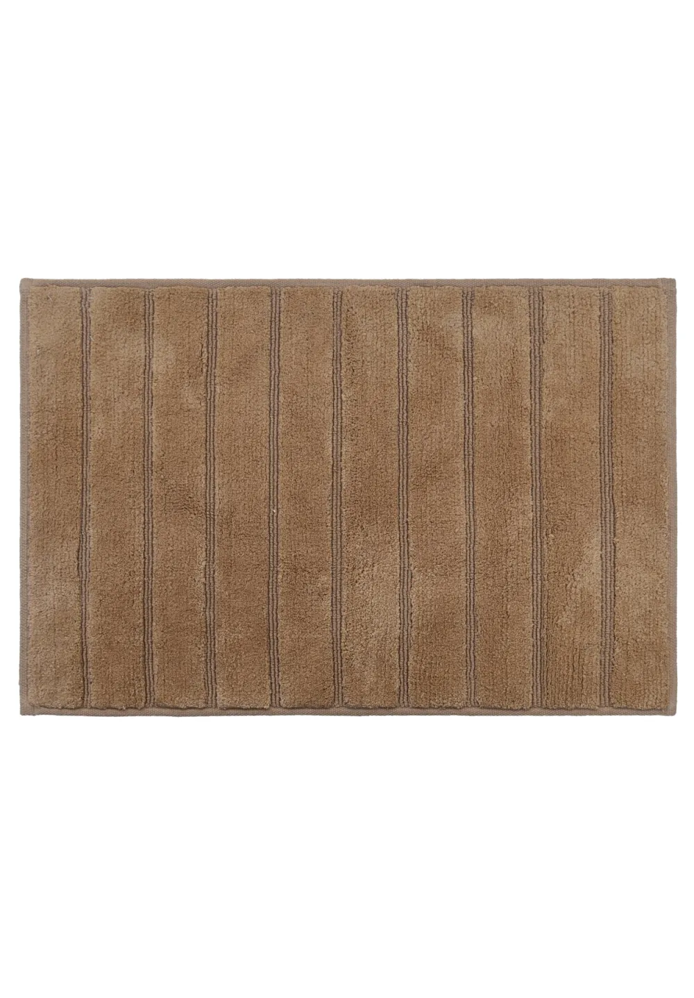 Absorbent Striped Contemporary Cotton Bathroom Mat