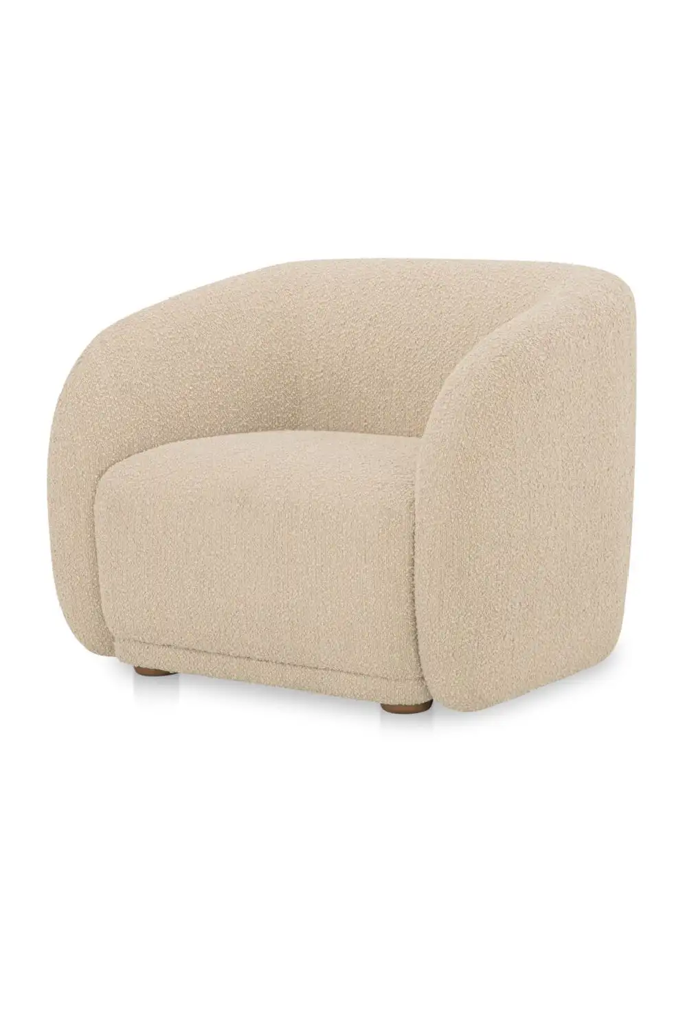 Curved Curved Back Accent Chair