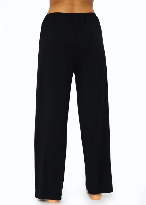 Black Jersey Everyday Pants