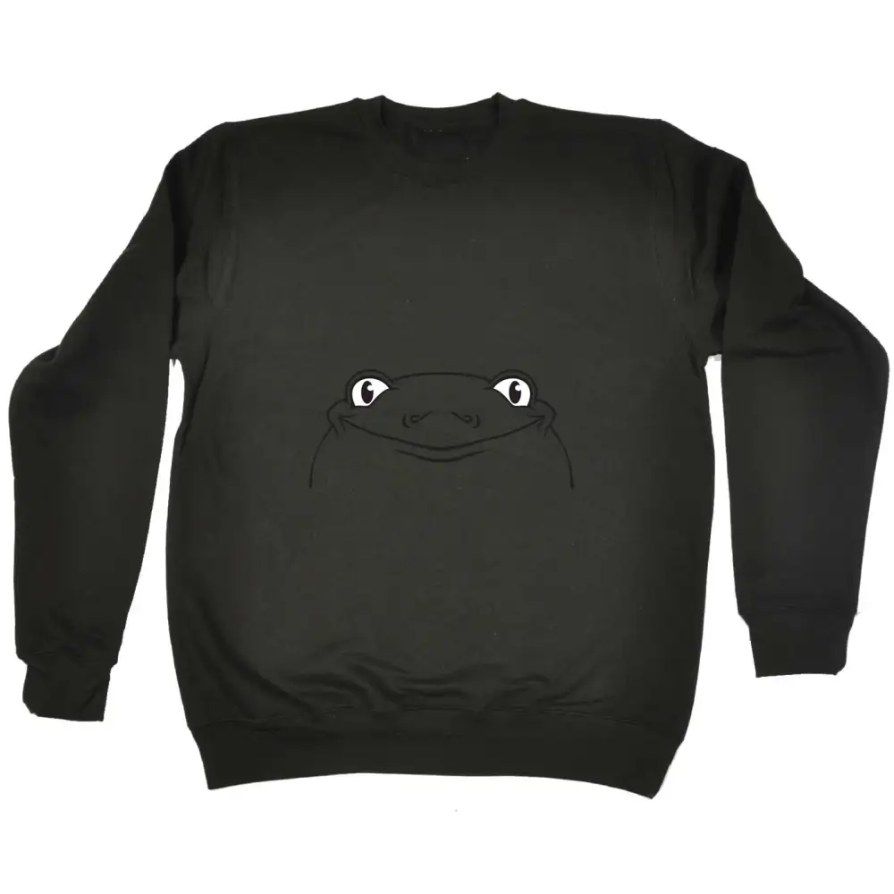 Frog Face Graphic Sweatshirt