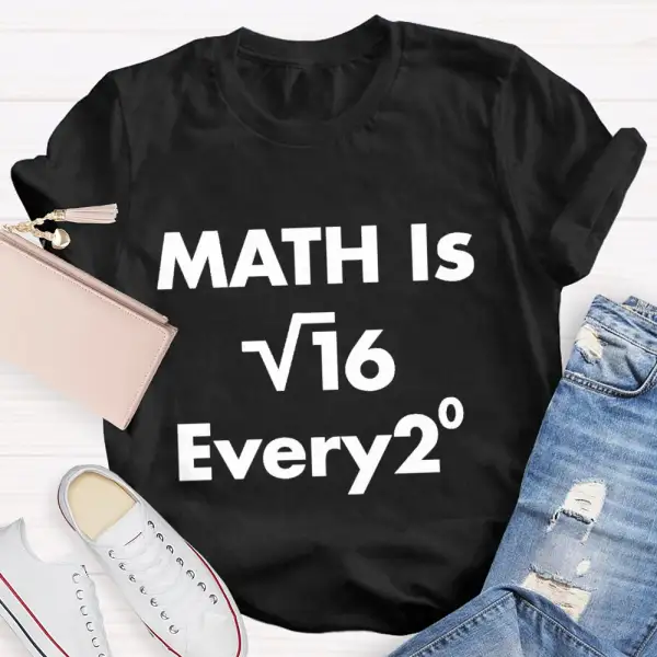 Math Is Every  Math Teacher T-Shirt