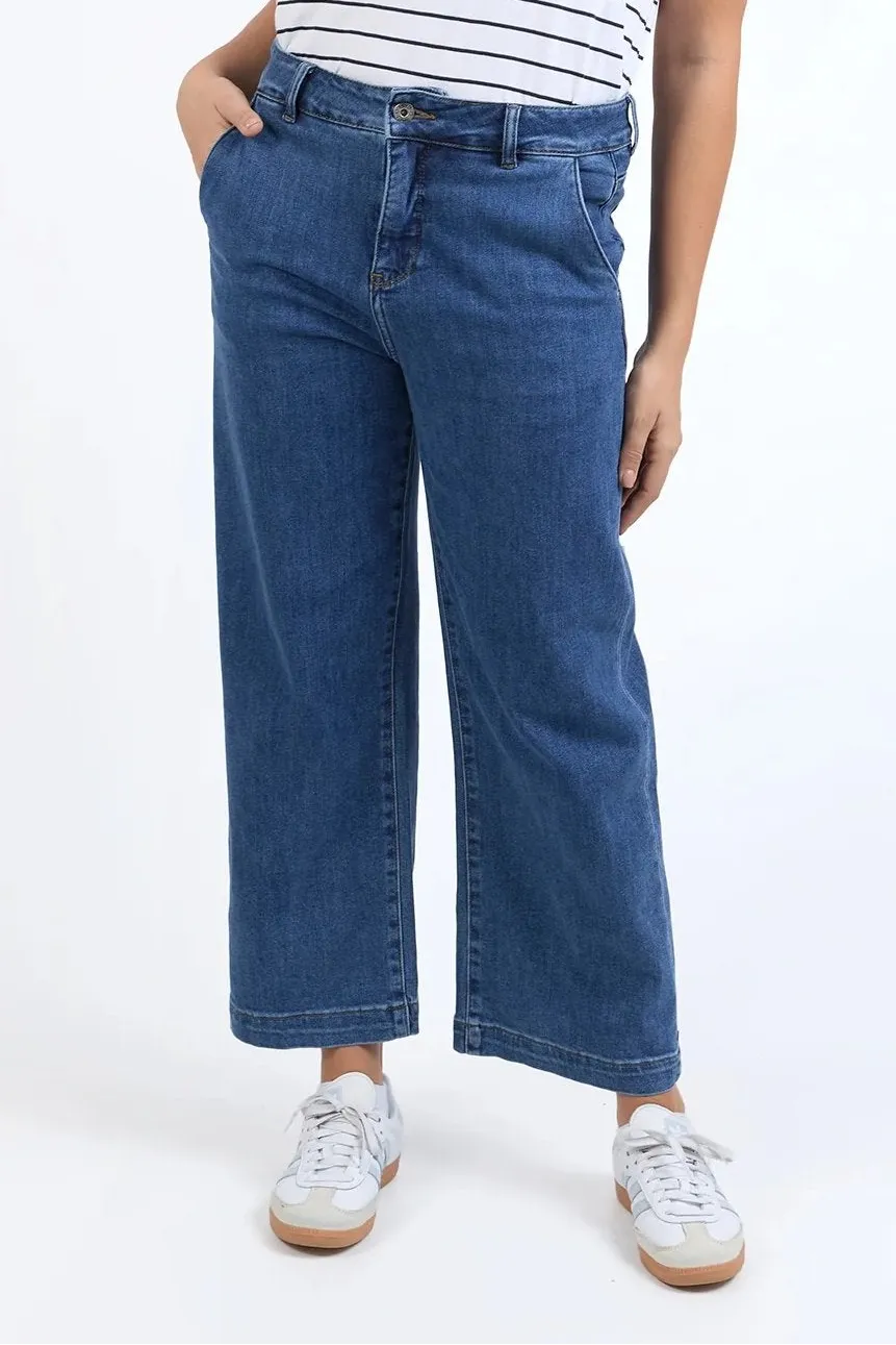 Izzy Wide Leg Jean Dark Wash