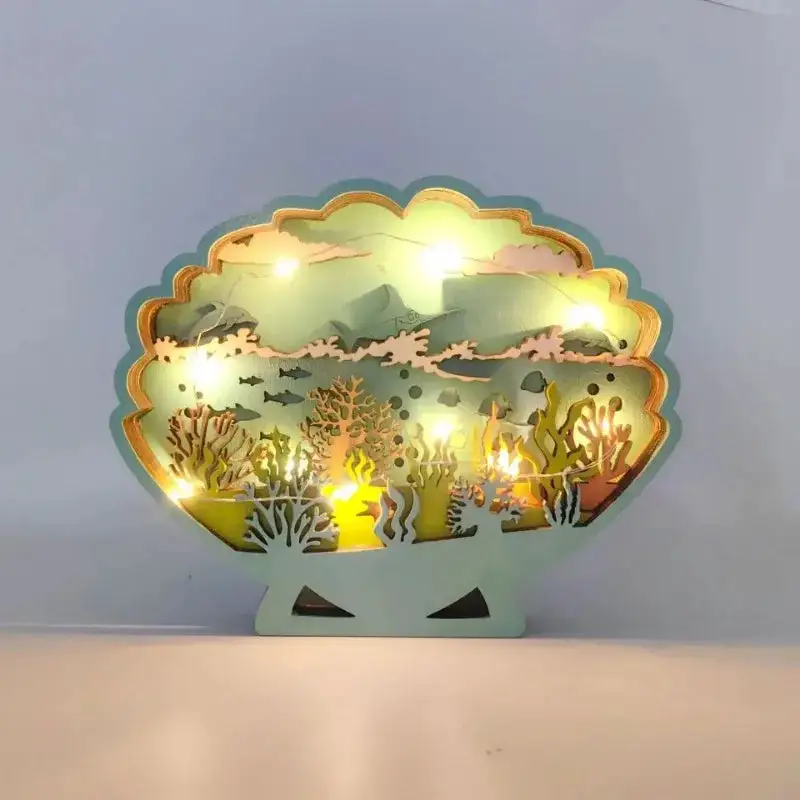 Wooden Decorative Wall Light