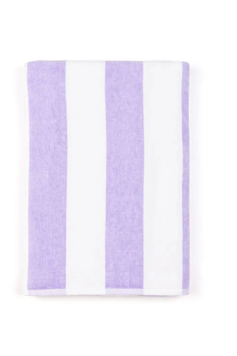 Two Tone Striped Towel