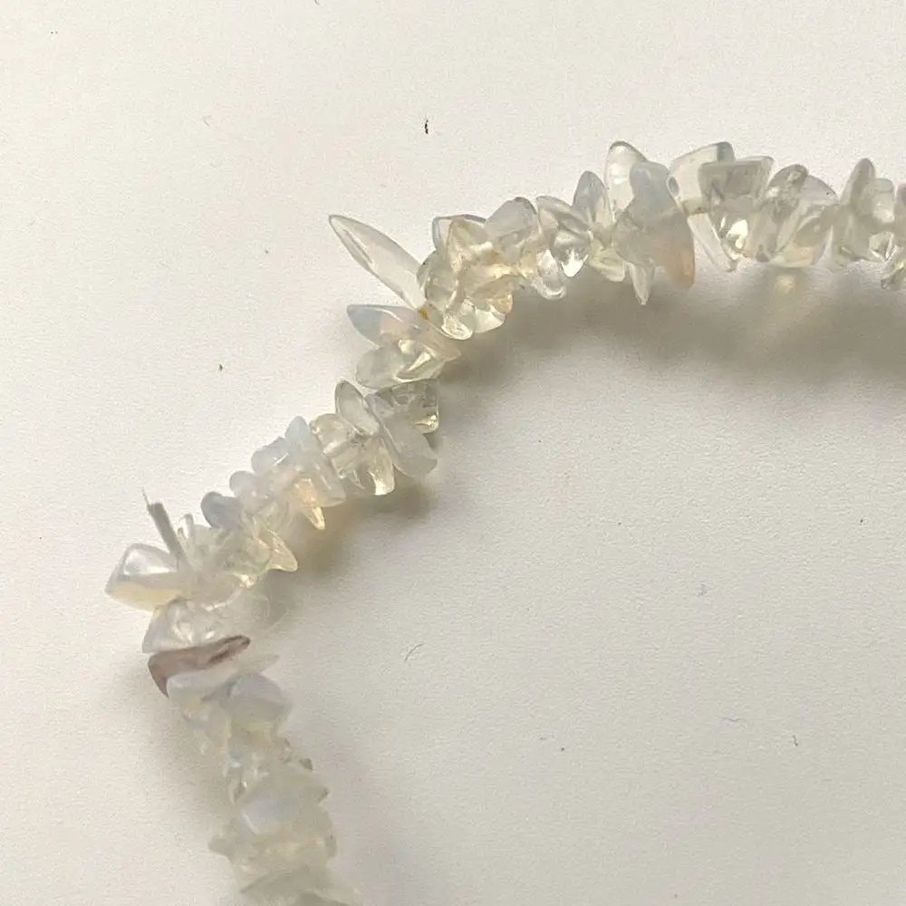 Chip-Stone Stretch Gemstone Crystal Bracelet