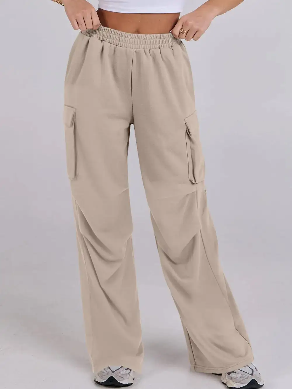 High Waist Wide Leg Pants