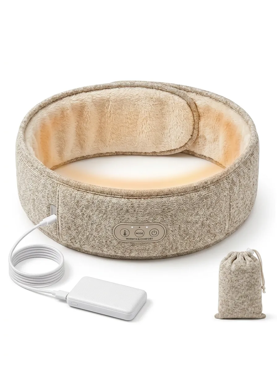 USB-Powered Fleece Heated Waist Wrap
