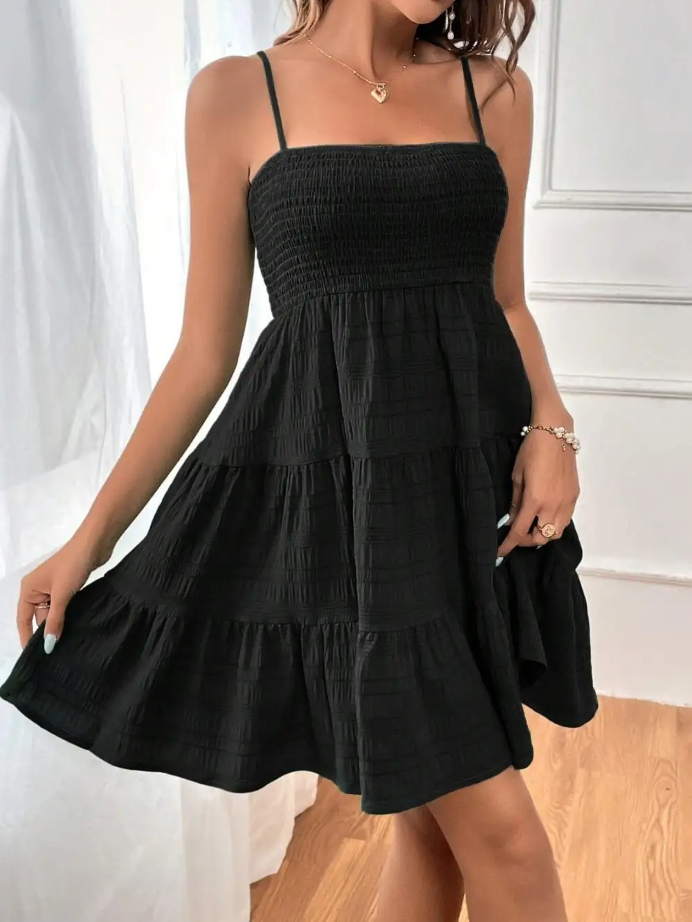 Cami Square-Neck Casual Dress
