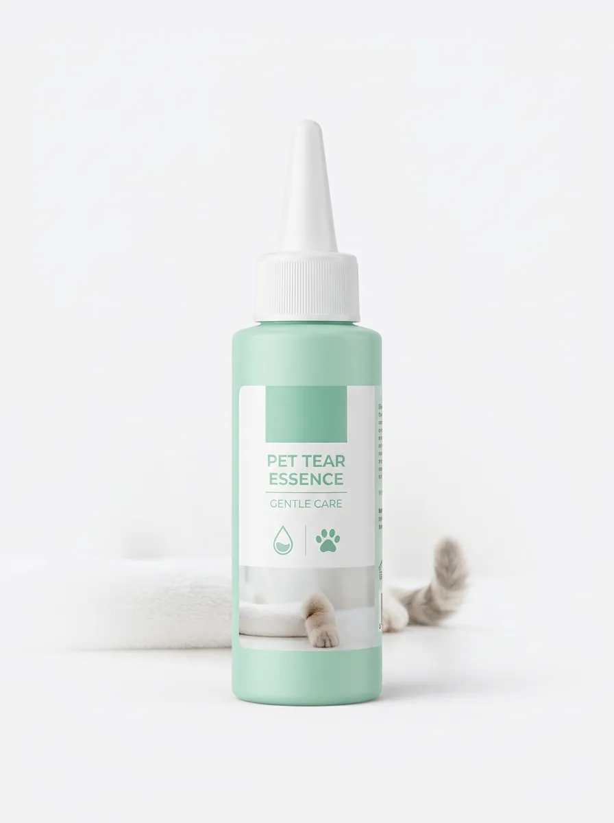 Pet Grooming Paw Print Gentle Care Pet Tear Stain Care Grooming Serum