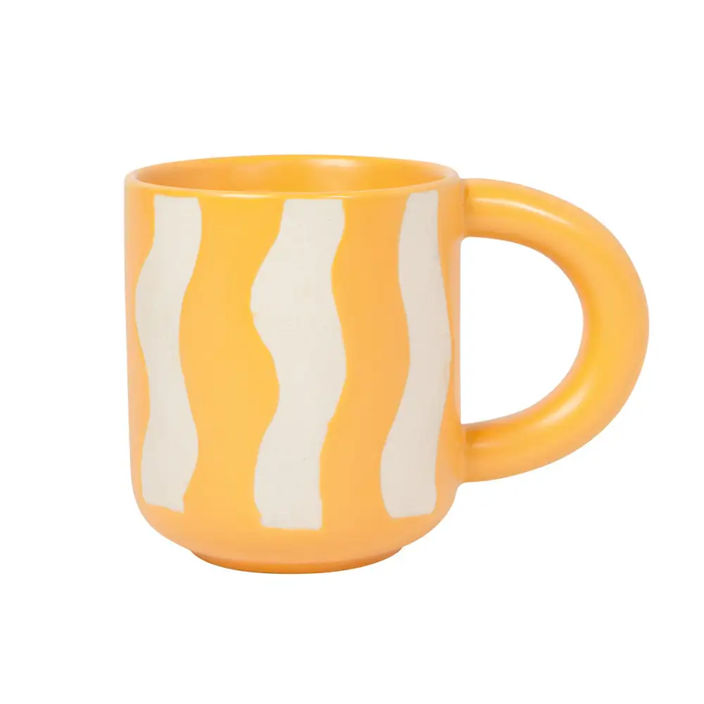 Groovy Stoneware Mug