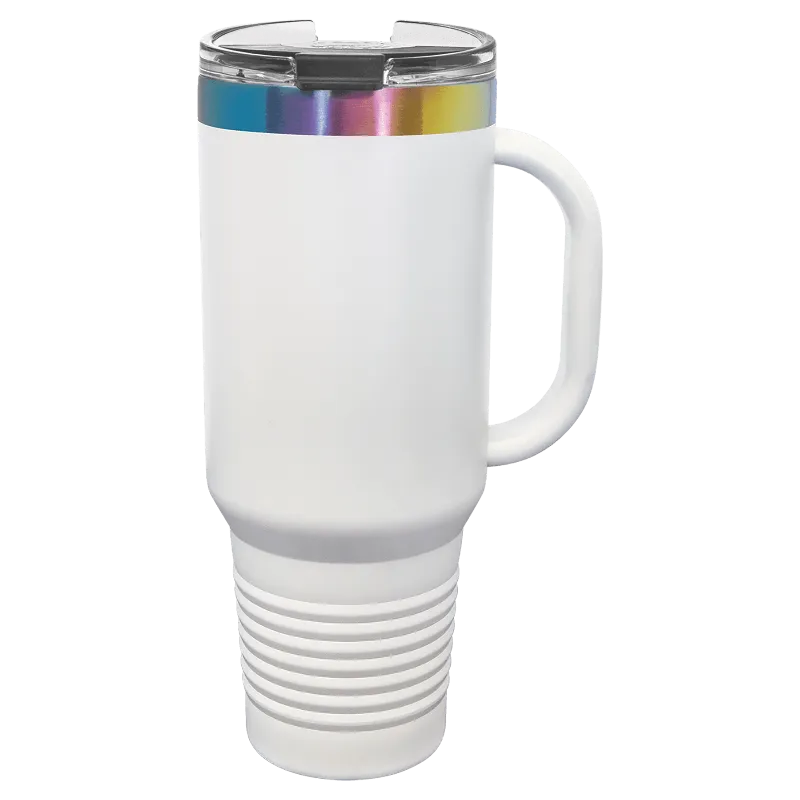 Travel Handled Straw Lid Travel Mug