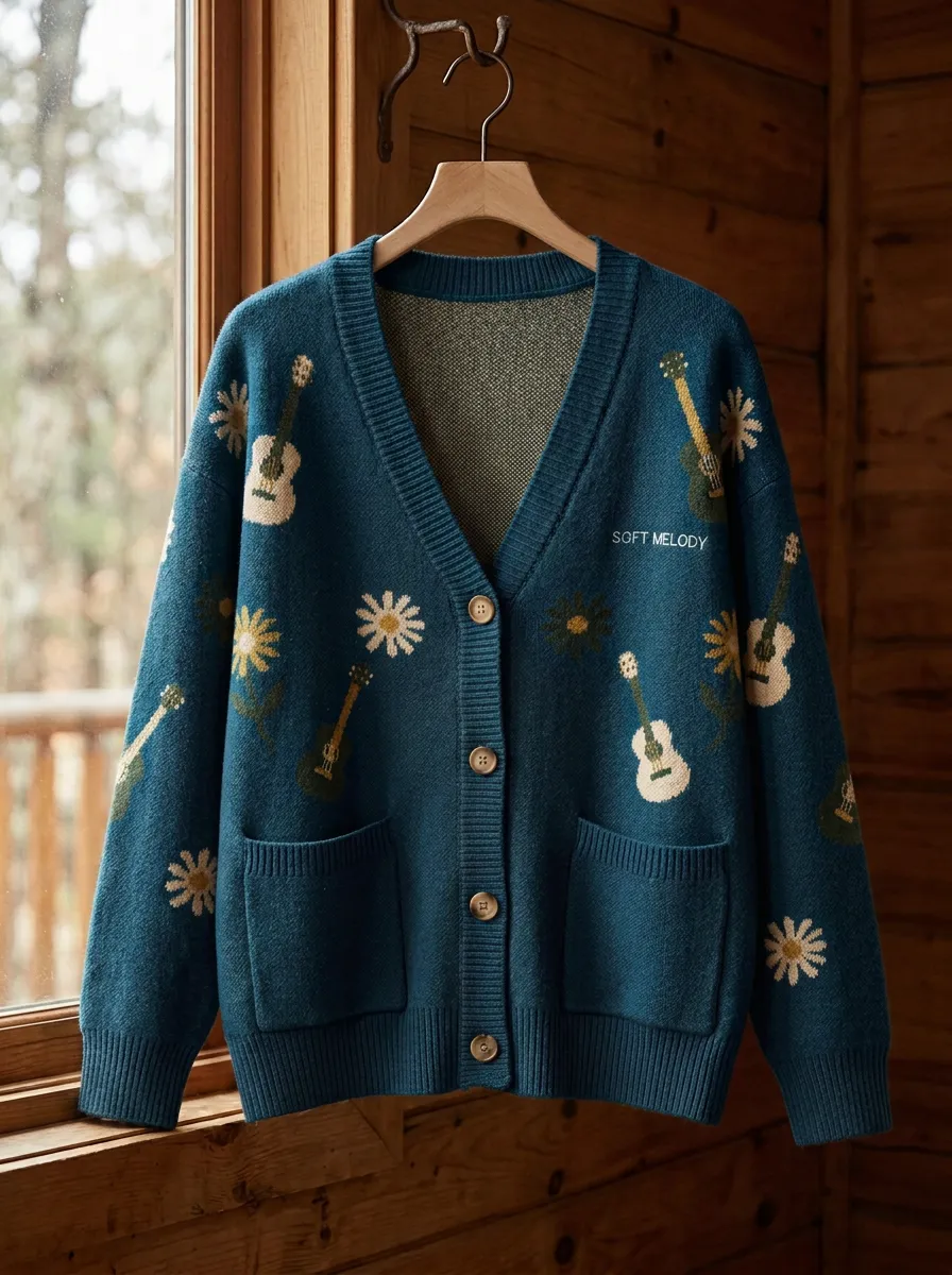 Americana Women's Country Music Casual Cardigan