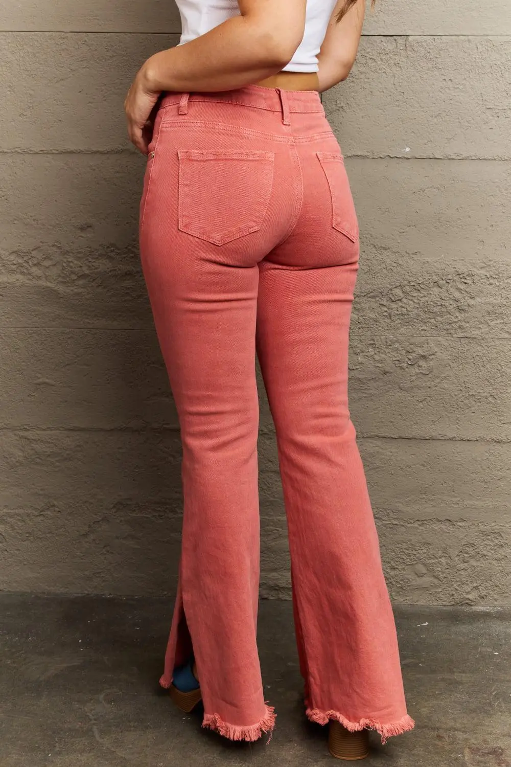 Drawstring Loose Fit Denim Jeans