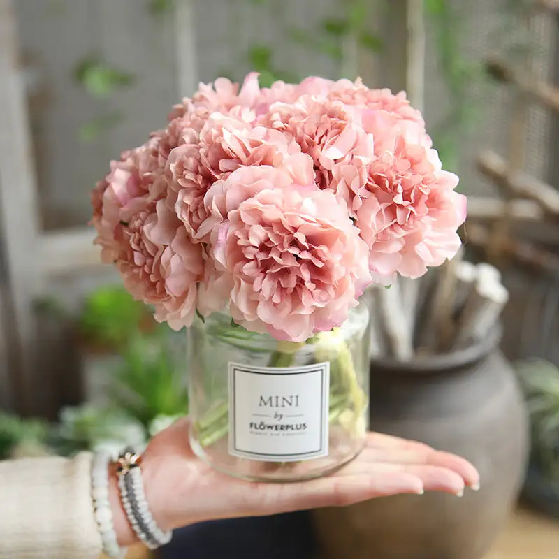 Nonstick Artificial Peony Bouquet